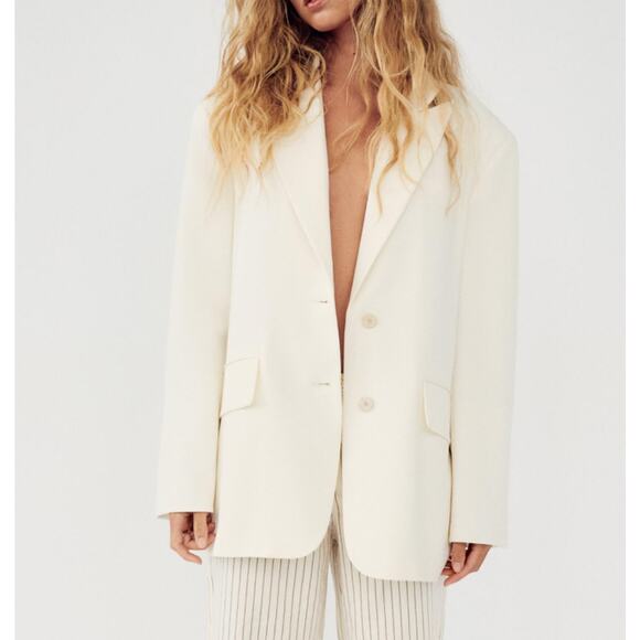 Nwt- Zara- oversized blazer- XS/S - Picture 1 of 7